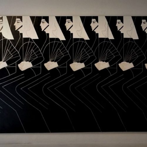 Illustrasjon: malteri av Tinatin Tskhadadze